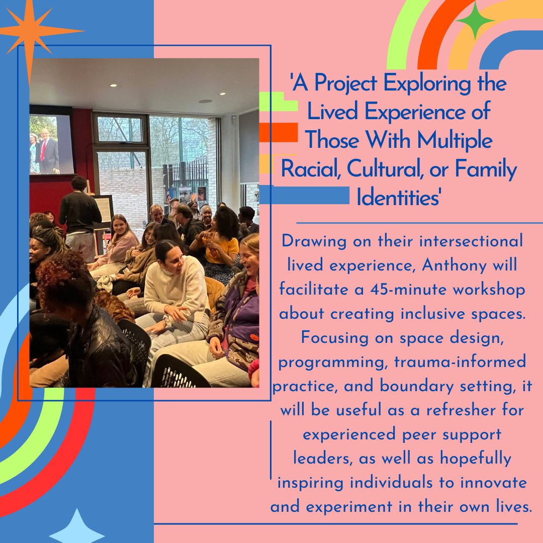 peerfestuk's tweet photo. Our next workshop is @Inbetweenlinesorg, a lived experience organisation that celebrates diverse identities. Through exhibitions panels and poetry nights they uplift marginalised stories and campaign for real change. Join them for a workshop about creating inclusive spaces. https://t.co/HGXH5irh9j