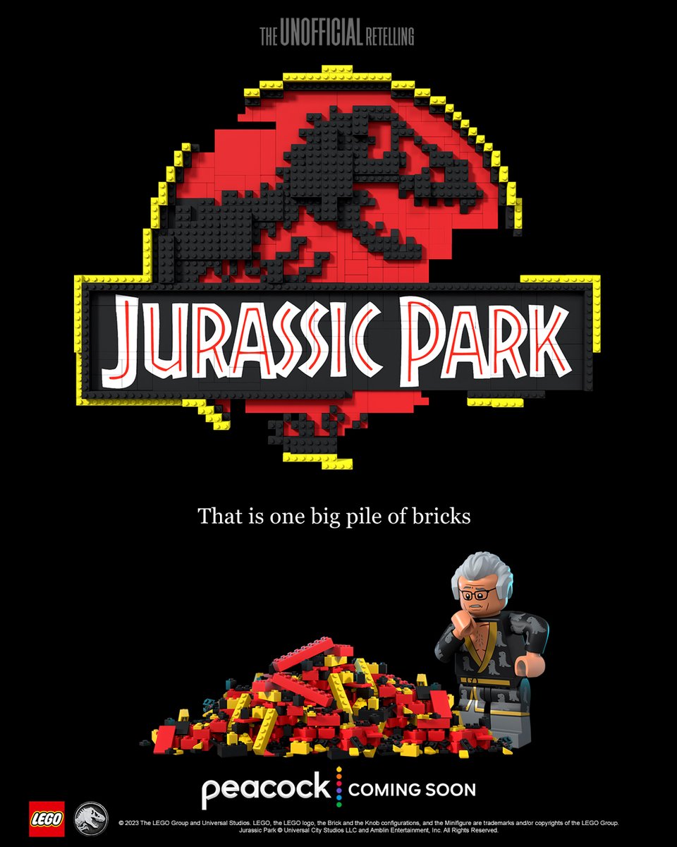 peacock's tweet photo. An animated special 65 million bricks in the making. Coming soon to Peacock. https://t.co/oy5kyTbIKb