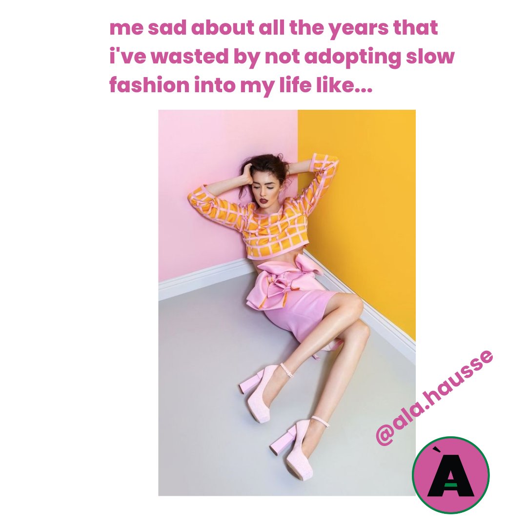 AlaHausse's tweet photo. This is a reminder that it is never too late to start adopting slow fashion! 👗 #torontofashionecommerce #selllocal #torontofashionresale #blogto #torontoresale #torontothrift #thrifting #resale #sustainable #shopping⁠ #recycledfashion #ethicallymade ⁠ #greenfashion https://t.co/ZOBNiS0Rus