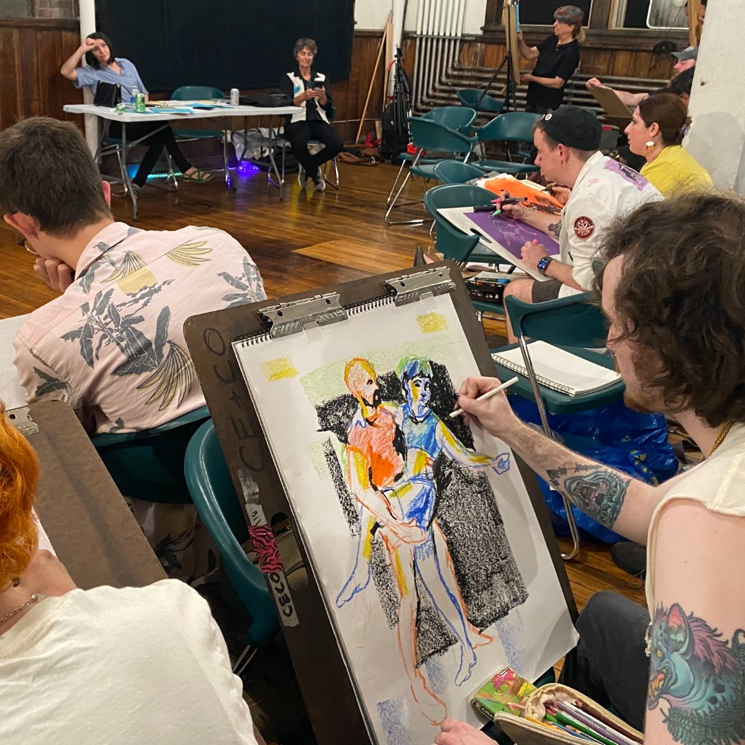 CleInstituteArt's tweet photo. Some of our illustration students participated in Drawn and Quartered, a life drawing competition, and tied for second place! Congratulations, team CIA Operatives! 🎉 

#CIACreates #Illustration #ArtInCLE #LifeDrawing https://t.co/tDRjFrxFjZ