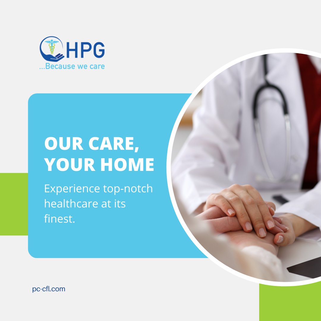 🏠 Home Physicians Group offers a wide range of healthcare services in one convenient location, your home. Let us provide you with the care you deserve.

🩺 Experience top-notch healthcare at its finest. pc-cfl.com

#QualityCare #PatientWellbeing