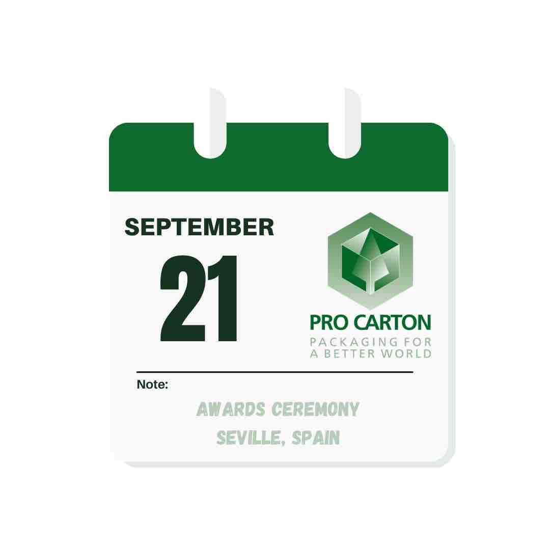 BPIFCartons's tweet image. 🗓️ 👍🏻 RT @Pro_Carton: Mark your calendars...The winners from all 3 of our Awards will be announced at the dedicated Awards Ceremony on 21st September in Seville, Spain. Keep up to date with all announcements on our website! brnw.ch/21wBYMn #ProCarton #Awards