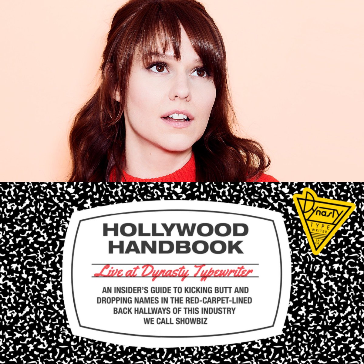 Don’t miss tonight’s Hollywood Handbook live show at Dynasty Typewriter with guest @ClaudiaODoherty ! In-person and streaming tickets are available now. bit.ly/3DEZ51m @SeanClements @hayesdavenport