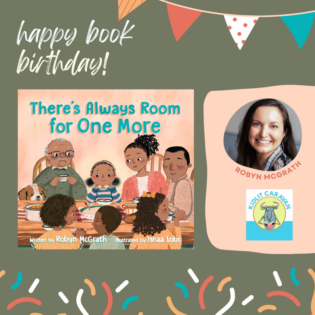 🎉🎈A Happy Book Birthday to THERE’S ALWAYS ROOM FOR ONE MORE written by @rmcgrathwrites and art by Ishaa Lobo Teachers and educators, don't forget to add this beautiful book to your shelves- a story to build empathy.