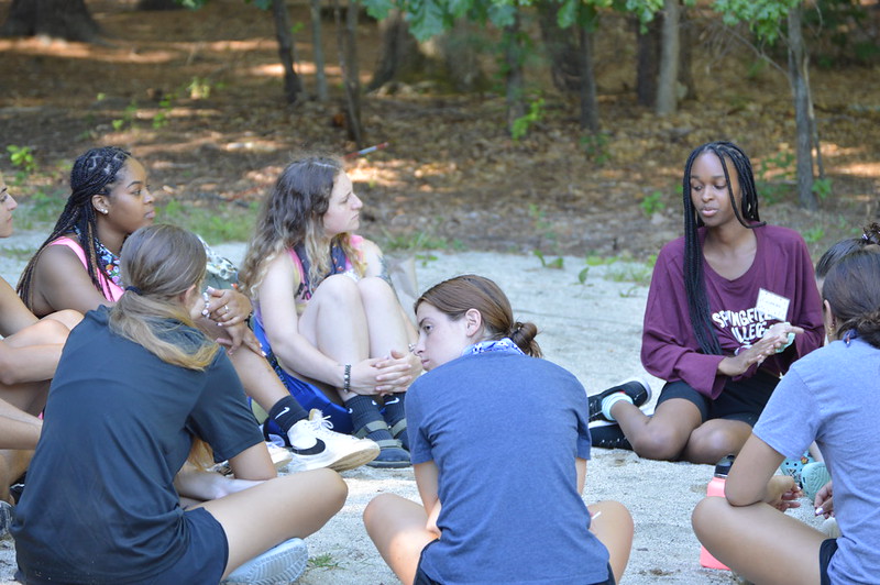 SpfldCollege's tweet photo. It's Pre-Camp season! A student-run program at #SpringfieldCollege to help kickstart your college journey with new friends, exciting experiences, and a boost of confidence. Learn more about Pre-Camp at https://t.co/pNPqDUubbY #PreCamp #NewBeginnings https://t.co/If8X5SKruW