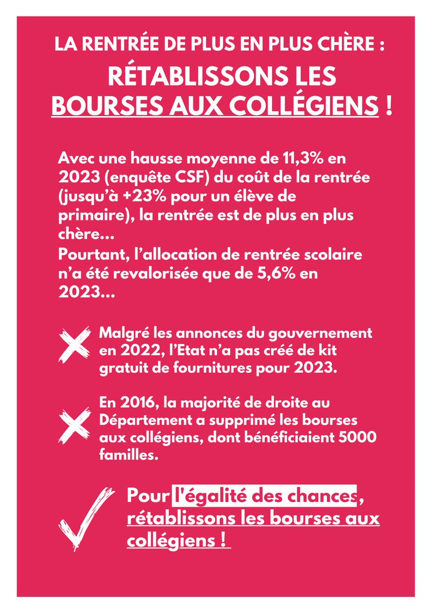 les_seinomarins's tweet photo. ⚠️Pour une égalité des chances, nous interpellons le Président du département de.@seinemaritime , .@BBellanger76, pour rétablir les bourses aux collégiens, injustement supprimées en 2016.

Vous trouverez ci-dessous le lien du courrier du groupe ⤵️✊
https://t.co/j9kQHP2nse https://t.co/Q11AY8QV4v