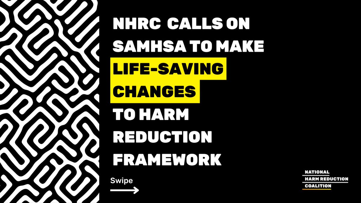 HarmReduction's tweet image. 🧵We applaud @samhsagov as the 1st federal agency to release a “Harm Reduction Framework” w/ requests for feedback, &amp;amp; call on SAMHSA to make necessary changes to save lives. 

Read our full comments: bit.ly/SAMHSAHRframew…