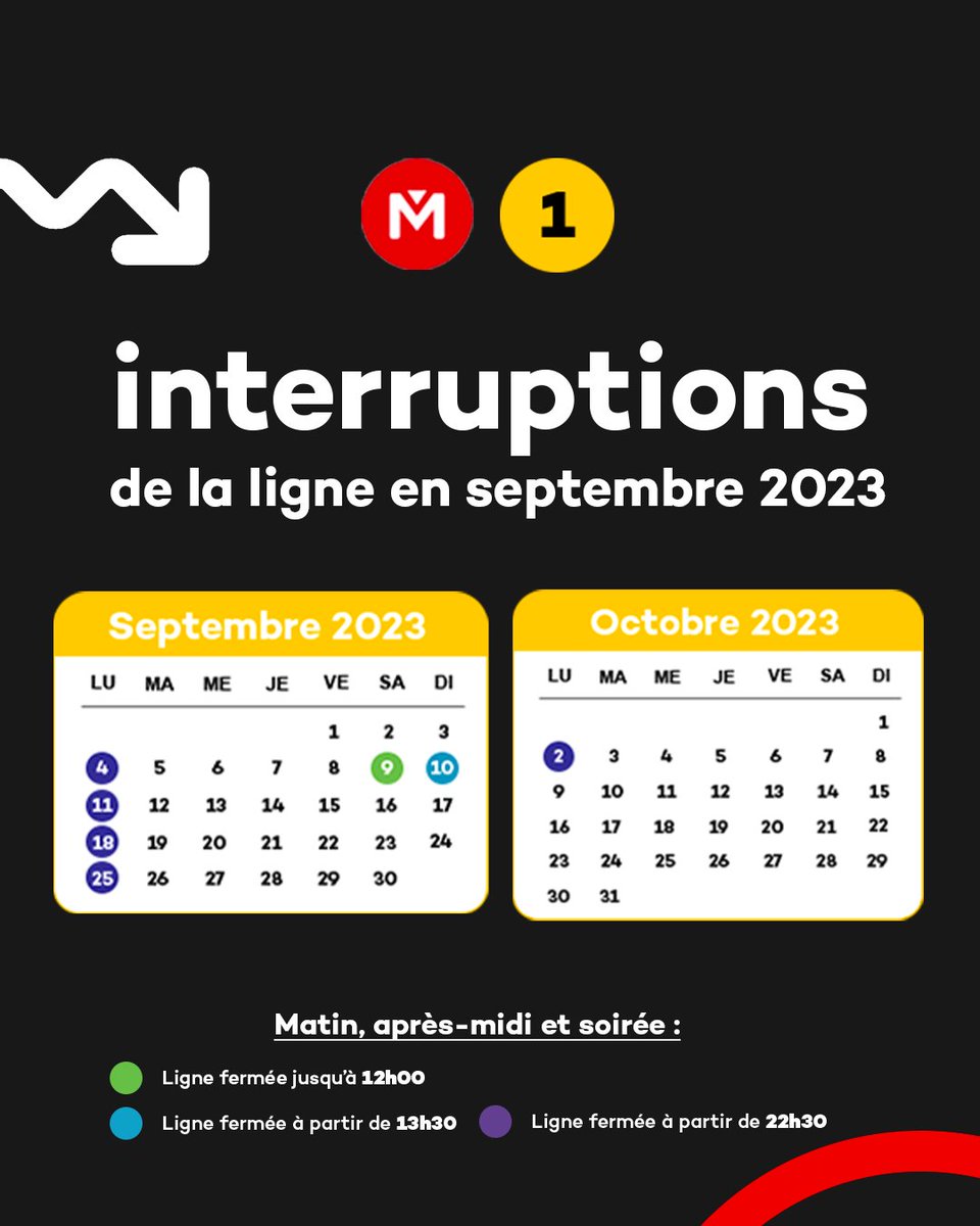 ilevia_actu's tweet photo. TRAVAUX MÉTRO M1 🚇

👉 Des bus relais assureront la continuité du service.
👉 Retrouvez toutes les dates, l'emplacement des bus et les fréquences sur la page https://t.co/8v8jSYMVd1 https://t.co/ztFcCmvYjz