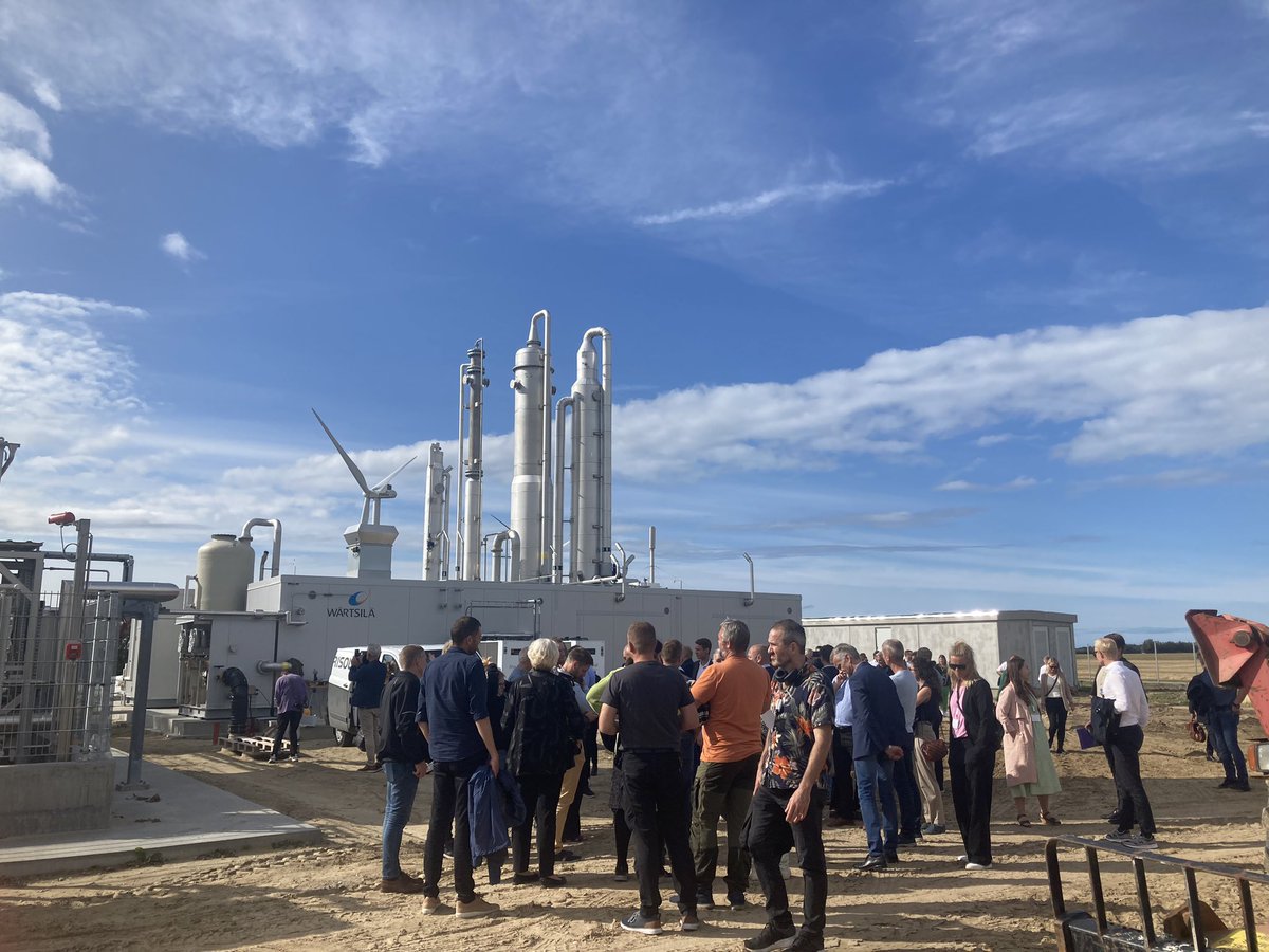 Besøg hos Grøn Gas i Hjørring som site visit i forbindelse med CO2Vision konsortiets konference i dag om CO2 fangst, anvendelse, transport og lagring 🌱