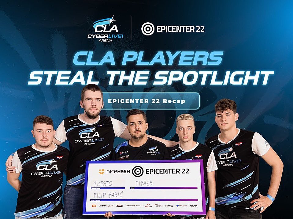 FIFAFICO's tweet image. HVALA Maribor! 🇸🇮🥇

Last weekend I managed to win the FIFA 23 tournament hosted by epicentersi one of the largest Slovenian non-profit gaming festivals in Maribor. I‘m happy to see players improving and performing well on those tournaments! 

#esports #epicenterfestival