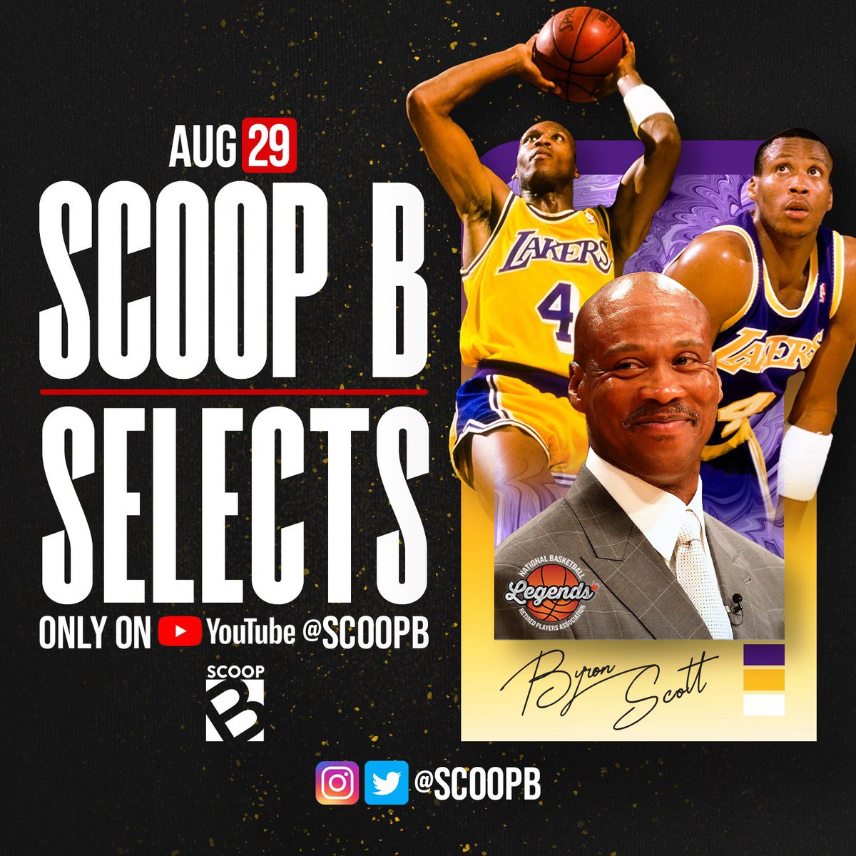 Lakers fans & Nets fans will both love this episode of Scoop B Selects! Byron Scott drops by today! Full Episode With @NBAalumni @official_bscott Here ➡️ youtu.be/8CTVLw62eNk?si…