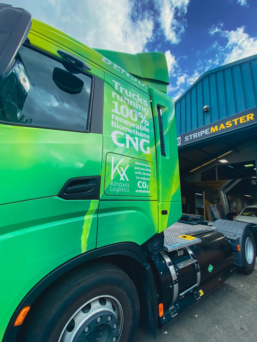 A lot of hard work and long hours went into completing not one, but TWO of these digitally printed, full external <a href="/IVECO/">IVECO</a> cab wraps for DENSO Manufacturing &amp; Kinaxia Logistics - It's certainly an effective way of showcasing their move to renewable fuel. #vinylwrap #vehiclewrap