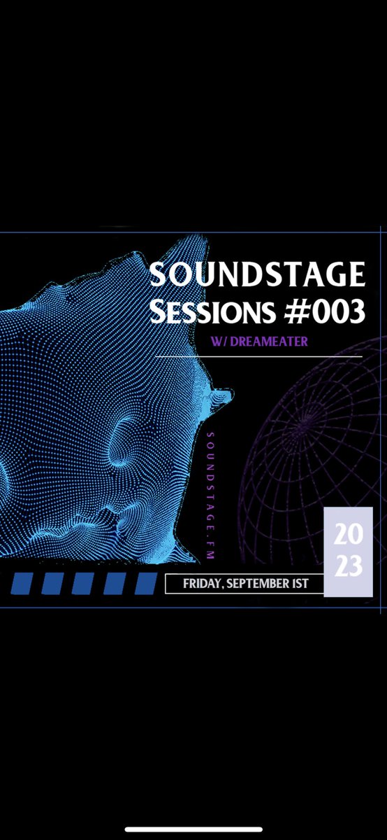 Join us this Friday night at 7PM-12AM PDT for Soundstage Sessions Vol.003 - a live deep house set that you don’t wanna miss! 😎

@AudiusProject <a href="/SoundstageFM/">SoundStage.fm</a> 

#audius #sounstagefm #dreameater #deephouse #techhouse #minimalhouse #progressivehouse #anjuna #anjunabeats #anjunadeep