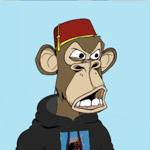 Gm I'm <a href="/BoredApeYC/">Bored Ape Yacht Club 🍌</a> 2010 &amp; the time has come for me to find a new home :)
I was gifted the day after mint.
I hung out on <a href="/Clubhouse/">Clubhouse</a> in 2021 with my friends.
I was used on a <a href="/sk8nft/">PLAYSK8</a> skate deck in 2022.
I was gifted a custom <a href="/AdamBombSquad/">Adam Bomb Squad</a> hoodie.
I may look hangry, but I'm super