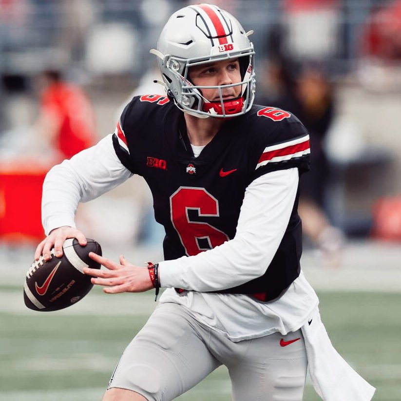 PFF_College's tweet image. Ryan Day has announced that Kyle McCord will start for Ohio State in Week 1 against Indiana