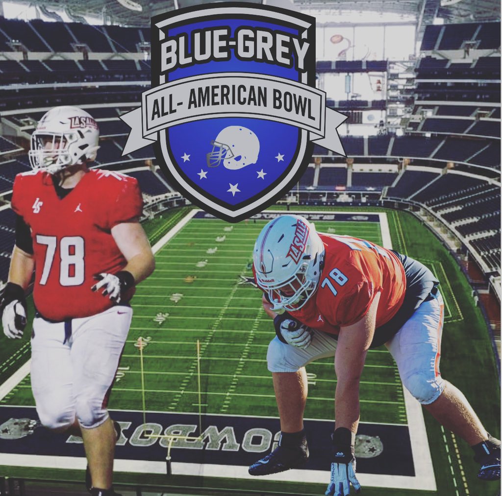 barricadetraing's tweet photo. Congratulations to Barricade athlete Raymond Marshall on being invited to participate in the Blue-Grey All-American Bowl game. See you in Dallas 🔥🏈  @RayMarshall78 
•
•
#offensivelineman https://t.co/aiPo9ntmXR