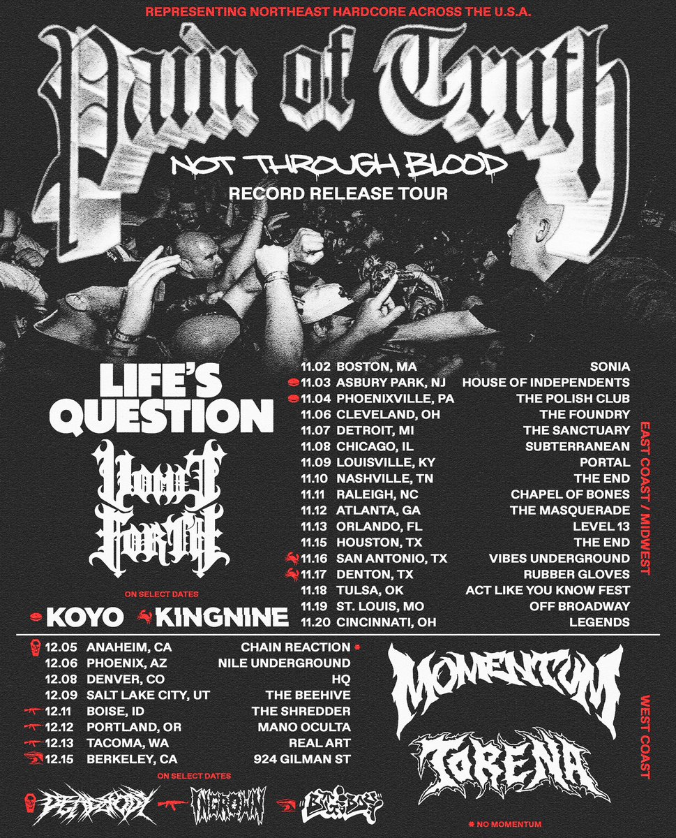 lifesquestionhc's tweet photo. East coast/Midwest with @painoftruthhc and @VomitForth this Fall 💪💪💪 https://t.co/JTQYRC6EHg