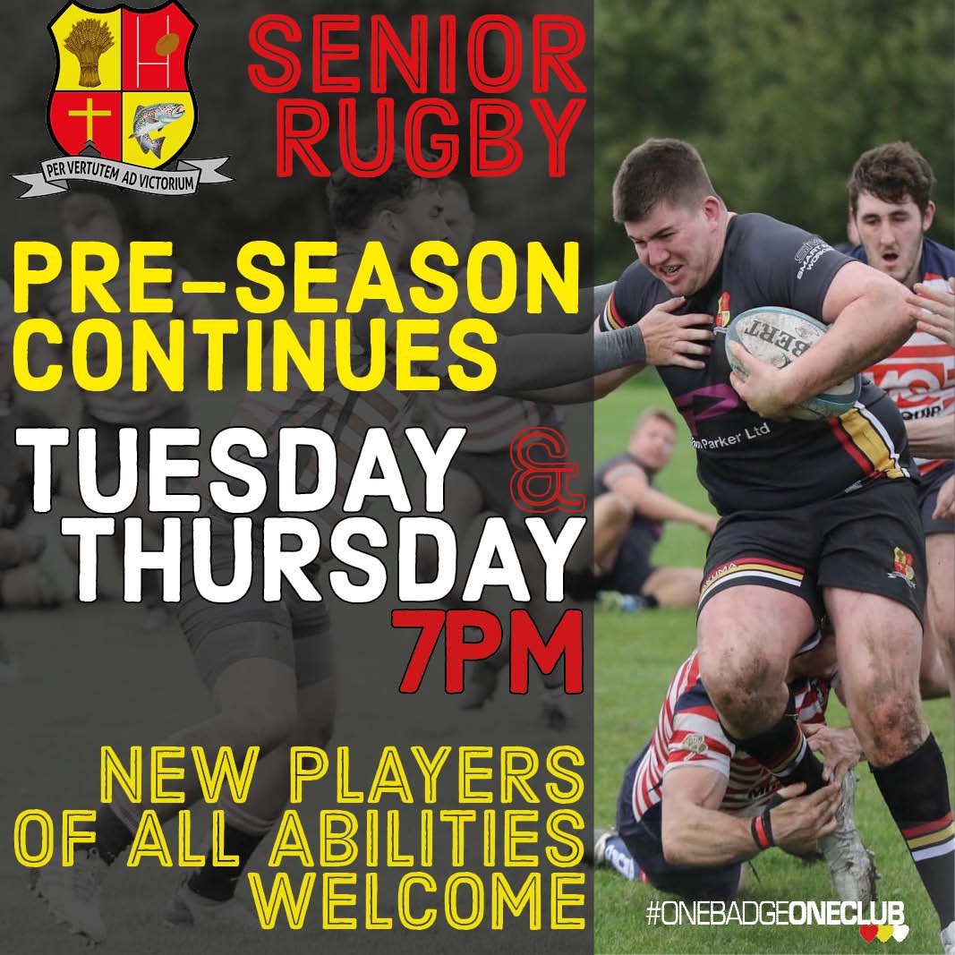 ‼️FINAL WEEK OF PRE-SEASON THIS WEEK‼️

It’s the last week of pre-season for the Senior Squad this Tuesday &amp; Thursday 7pm @ Carr Lane!!

Come and join us….New players of All abilities welcome! 🤝

#preseason 
#onebadgeoneclub 
#wearetarleton 
❤️💛🖤