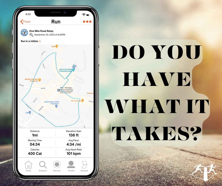 OneMileRdRelay's tweet photo. Fancy a Practice Run? 

Join us to run the route and get ready for the big day!

📅Date: Wednesday, August 30th
⏰ Time: 7:15 PM
📍Location: Hill of O’Neill

Strap on your running shoes and meet us at the Hill of O’Neill at 7:15 PM tomorrow.  

#RunWithUs #RoadRelayPractice https://t.co/CJZEQqLzeA