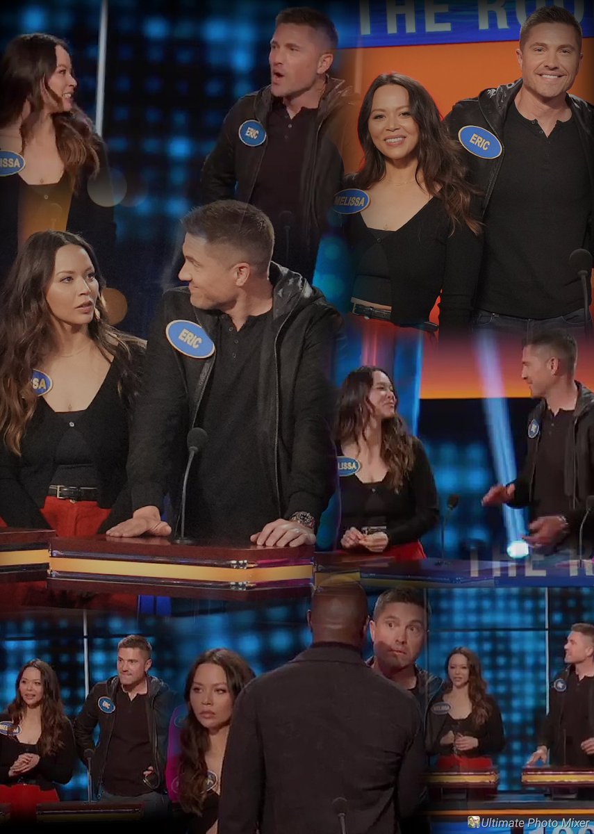 The last episode of #CelebrityFamilyFeud helps a little bit to get through the long hiatus. 😊

#Meleric #TheRookie #Chenford