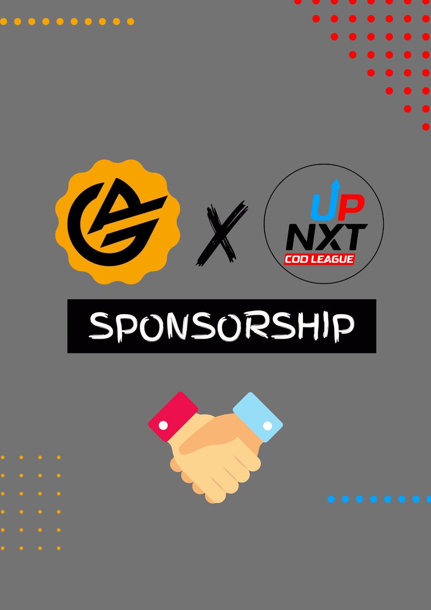 We would like to announce our new sponsorship with @GamersApparel! 🤙🏻🔥 They offer 20% discounts on design packages when entered in UpNXT leagues/tourneys. 💯