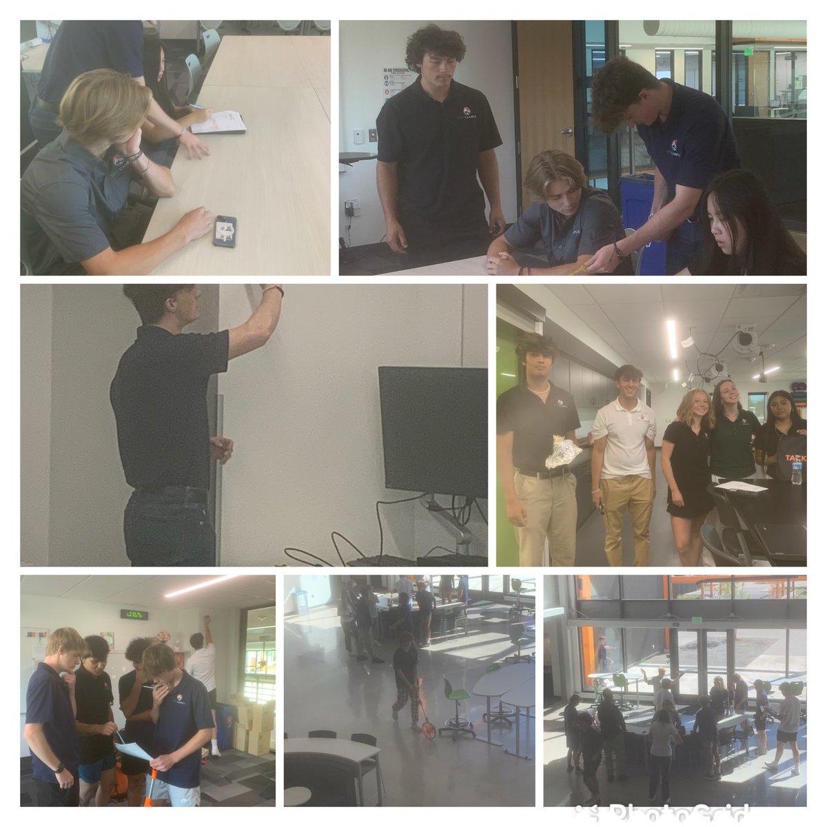 Real Estate (AM) students learning how to use measuring tools to calculate square footage! ⁦<a href="/EPICCampusLPS/">EPIC Campus</a>⁩