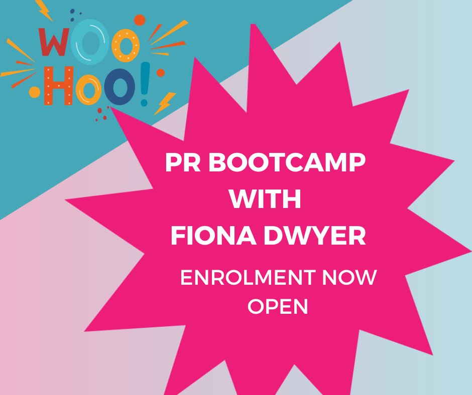 fionadwyerpr's tweet photo. Want to learn how to get yourself in the #media for free? Join me for my live 8-week PR Bootcamp - I'll show you, step-by-step, exactly how and what to do! For all the info, click here: https://t.co/vH1W2OSBwv #diypr #visibility #prtips #prstrategy #PressRelease #presspitch https://t.co/pjhcsn75ZB