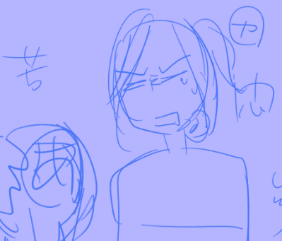 全然覚えてないけどどうやら過去の自分がカミュさんをポニテにするつもりだったみたいなのでそれを引き継ごう 