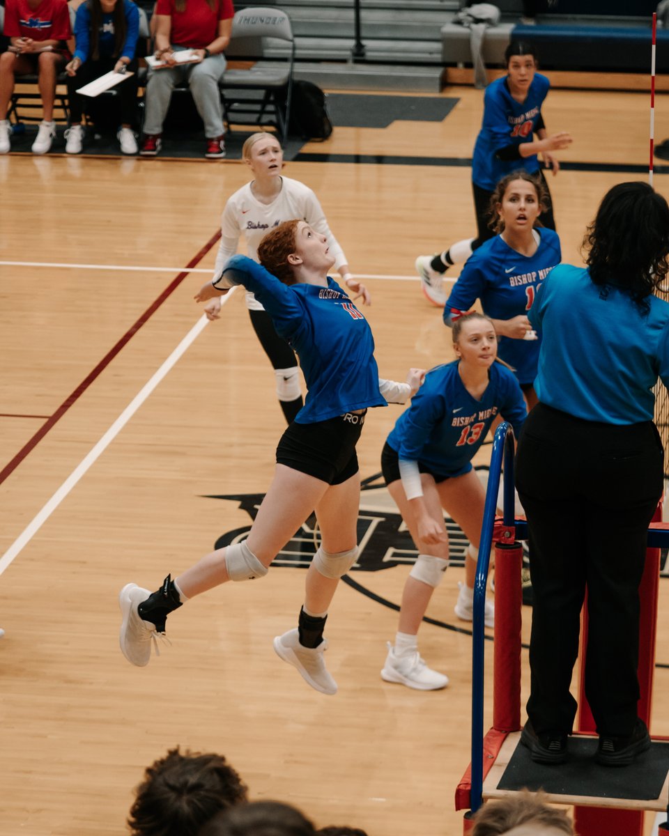 LanceLeMay's tweet photo. I am so proud of Georgia and Finley.  They made their varsity debut last weekend for Bishop Miege.  I can't wait to watch them play this season!  @BishopMiege_VB @dynastyvbc