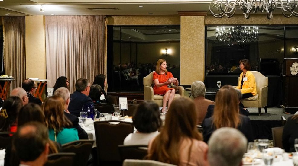 WesternWorldsz's tweet photo. ustice Amy Coney Barrett said Monday night that she is open to a public review of the Supreme Court and that, as a judge, she has learned to deal with criticism well. 

for full article click the link:
https://t.co/Jjt03YlDiN https://t.co/PqSZ9LcaTz