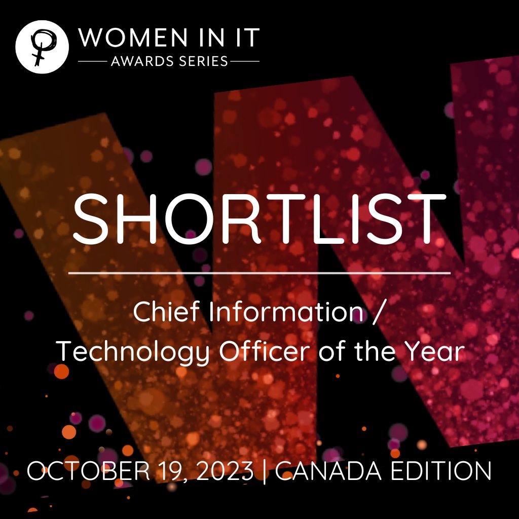 '🎉 Thrilled to be nominated! 🏆 Grateful for the incredible team and the innovative strides we've made together. Here's to embracing transformation! 🚀 @Women in IT Awards @DiversityQ @InformationAge  #WITAwards #WITCanada #CIOoftheYear #DigitalLeadership #Grateful'