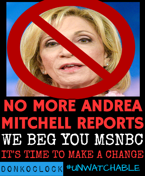 donkoclock's tweet photo. Of course, Andrea Mitchell Reports would have Vivek Ramaswamy on. Will they make fun of Joe Biden's age together? 

If only @MSNBC would listen to its viewers. I literally cringe and change the channel every single day

Drop a 💙 if you agree that @mitchellreports is unwatchable