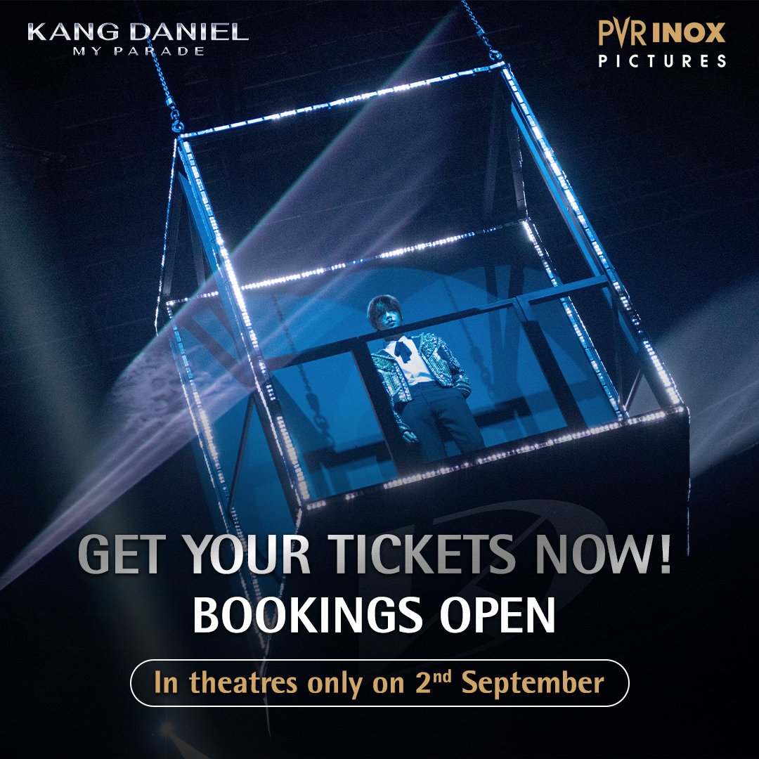 Witness King Daniel's captivating concert documentary LIVE on the big screens! Get your tickets now! Booking link: linktr.ee/pvr.pictures Catch Kang Daniel’s My Parade live in cinemas near you on September 2nd. . . #KPop #KangDaniel #MyParade #KPopFans #PVRINOXPictures