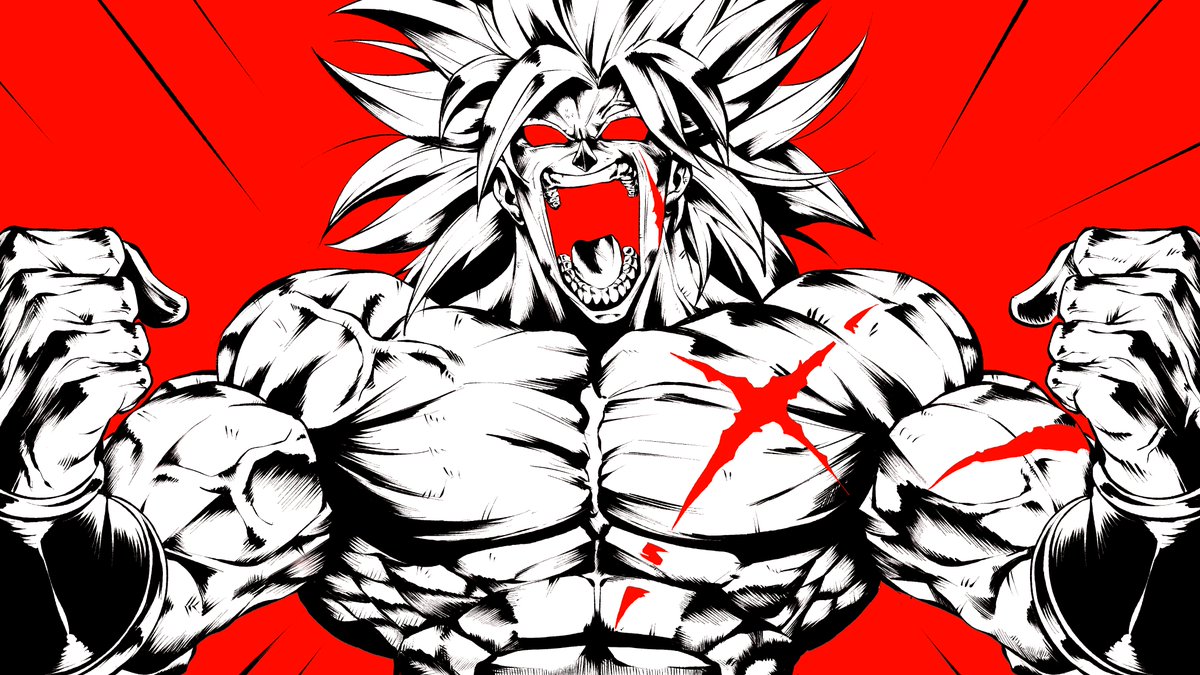 Koiketo_Acc's tweet photo. BROLY RED. https://t.co/19QcdBZNbC