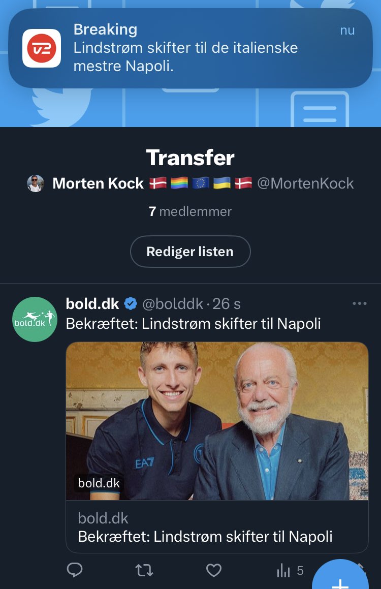 MortenKock's tweet photo. Brøndby eller ej … så er jeg sgu fan af #Jobbe 💪
@jobbe2902 #napoli
#ForzaJobbe @sscnapoli https://t.co/H1xXRTbFkk