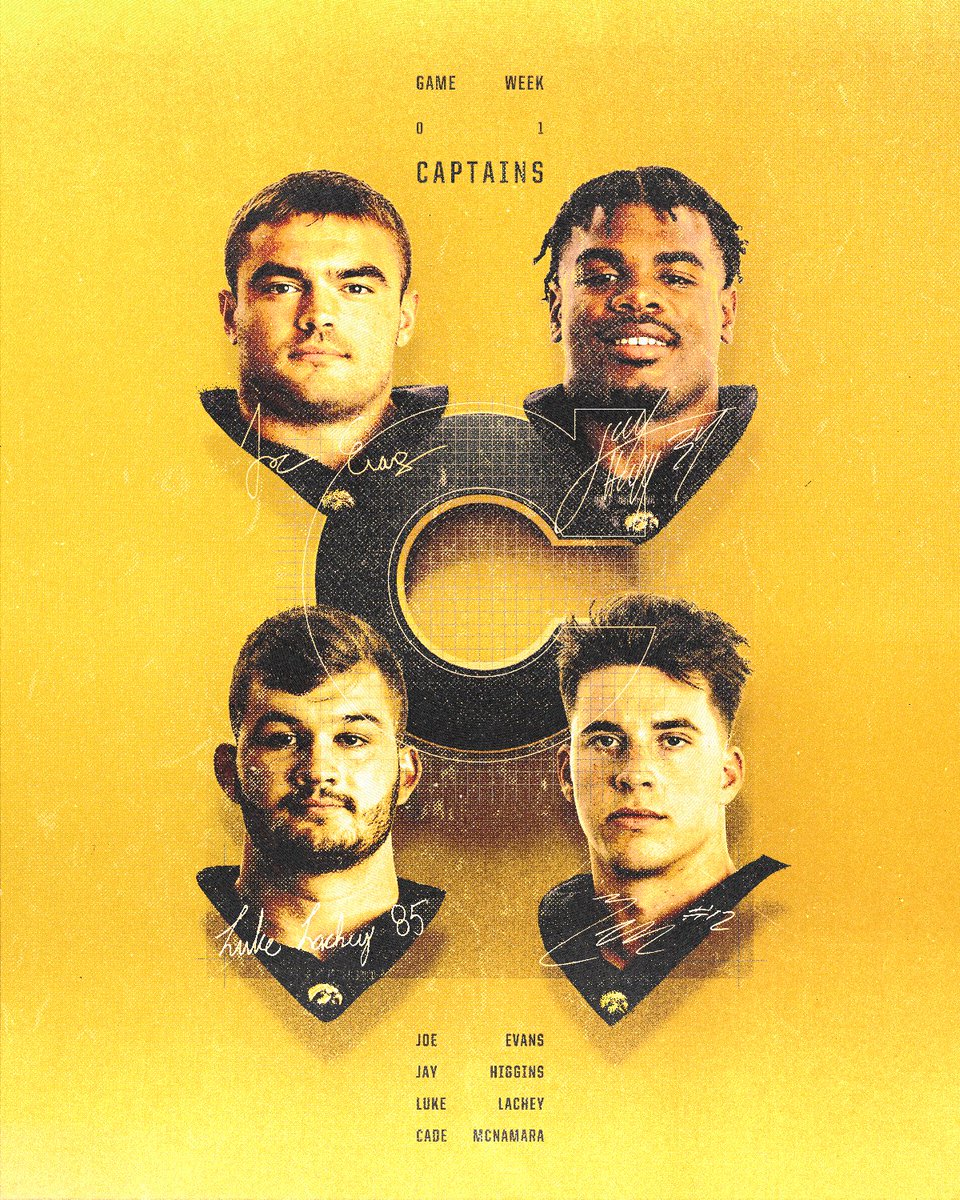 Game ☝️ Captains

#Hawkeyes