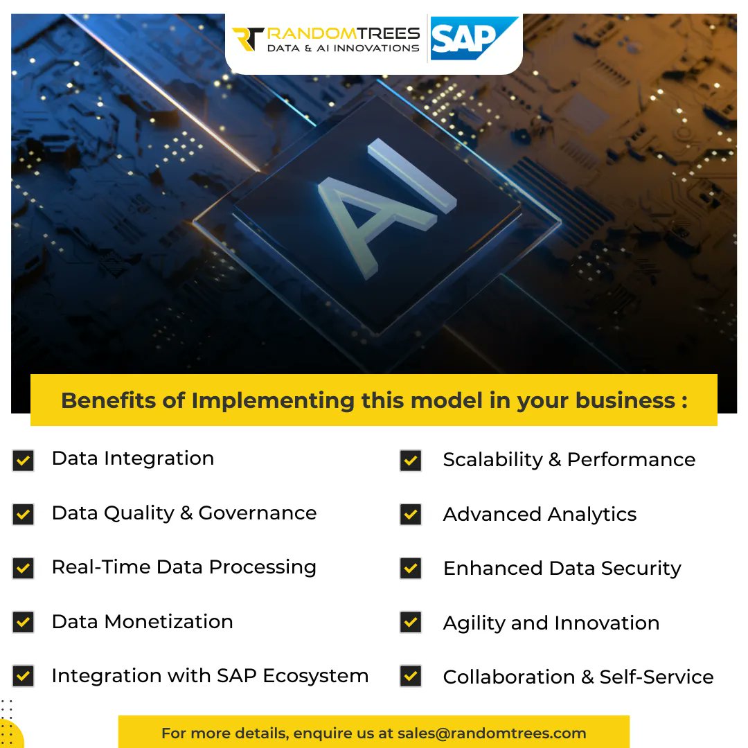 🌟 Leverage the Power of SAP Datasphere & Generative AI 🚀
Learn more about our solution Visit: 🌐 randomtrees.com

#SAPDatasphere #GenerativeAI #DataIntegration #DataQuality #RealTimeDataProcessing #DataMonetization #SAPIntegration #Scalability #Performance