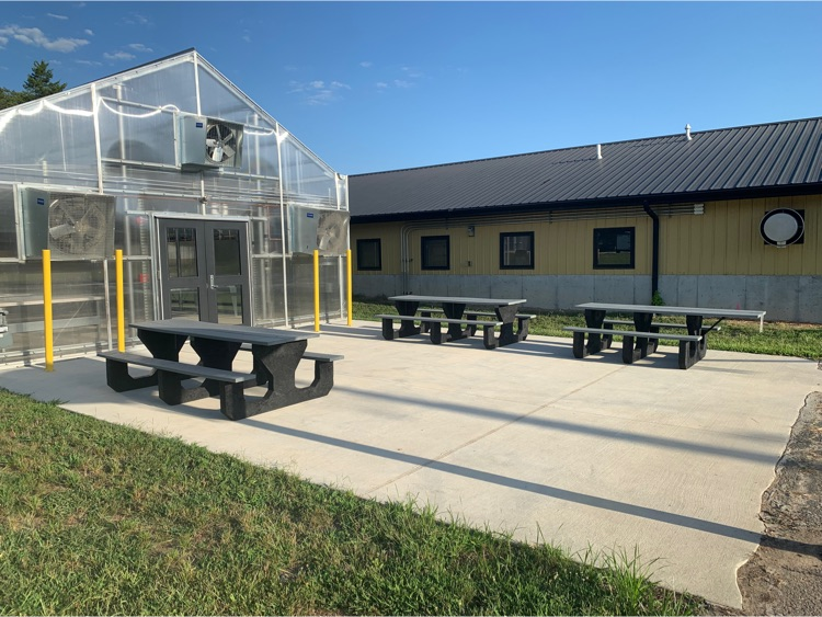 USD 338 loves our new benches that were made from recycled tire materials!  This purchase was made possible through the KSDE Waste Tire Grant.  Keep It Clean Kansas