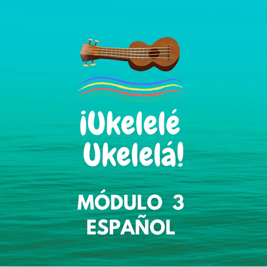 📣 ¡YA LO TENEMOS AQUÍ! Con mucha ilusión os compartimos que hemos publicado el último módulo de nuestra formación en didáctica del ukelele para docentes de música en castellano!!