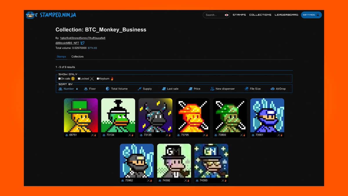 BitcoinMBS_NFT's tweet photo. 🔥 SOLD OUT: GM & GN🔥

Great artworks = top results 💯

New week, new sold out 💥

Stay tuned for the next one 🐒

$MBS token is coming, take your monkey to be rewarded ✅

Thank you @StampedNinja  for your services!🤝