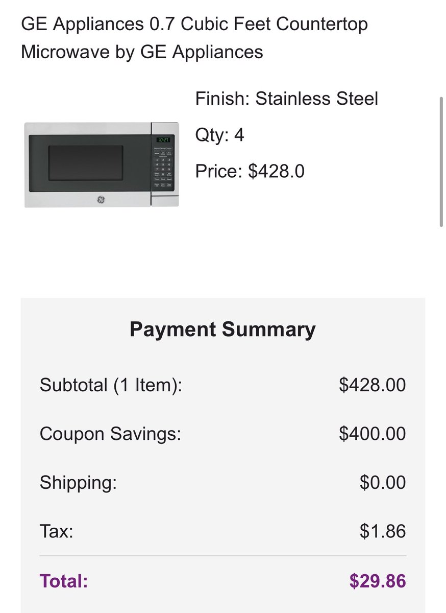 BandarsBounties's tweet photo. Interesting

3 companies fucked up their “Buy More Save More” promotions resulting in 100% off Home Appliances—and this isn’t the first time.

Intentional? Liquidation? Error? https://t.co/nEJ7sIiRyt