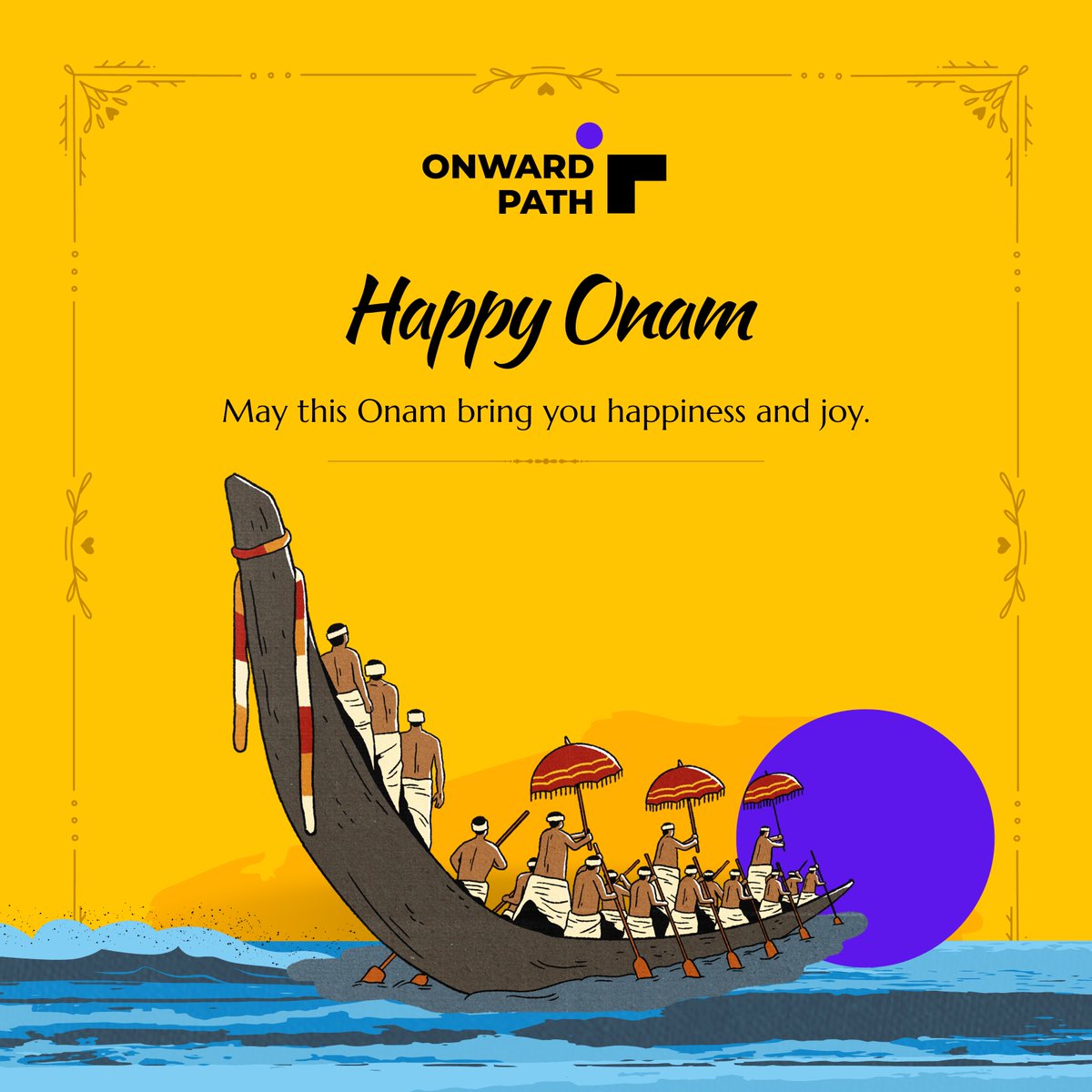 Onwardpath's tweet photo. Onwardpath wishes everyone bountiful of happiness and success.
A very Happy Onam to all.

#onam2023 #onamfestival #onam #onamcelebration #keralafestival #festival #indianfestival #onwardpath https://t.co/7WFd6qYTsT