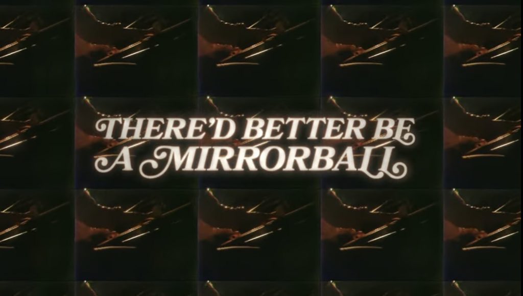 alexthourly's tweet photo. one year ago today, arctic monkeys released the grammy nominated song, “there’d better be a mirrorball”. https://t.co/jlC9bcKGoO