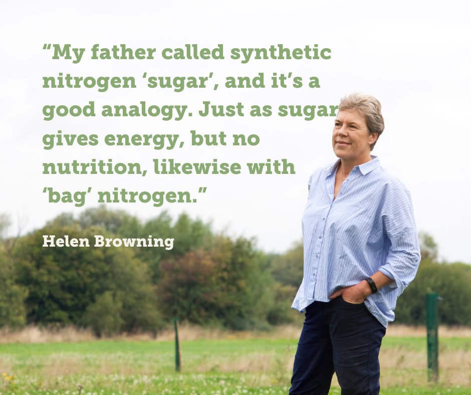 Nitrogen. This element is essential for all life on earth and vital in #Food and #Farming🌱🥕

But when used in excess as an artificial fertiliser, #Nitrogen becomes a dangerous pollutant of our air, rivers, soils and seas. ☠️

Learn more: soilassociation.co/47VIMev