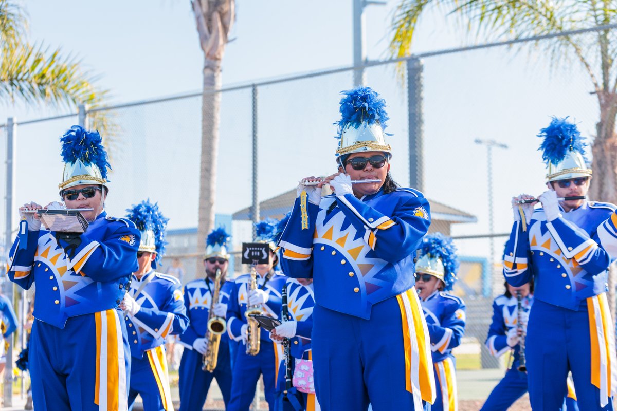 SJSUBands's tweet photo. We're excited to return for tailgating this Sunday! Get to the game early so you don't miss out on the pregame festivities!
#BBitB | #FuelTheBand https://t.co/z0OZC7xiEE