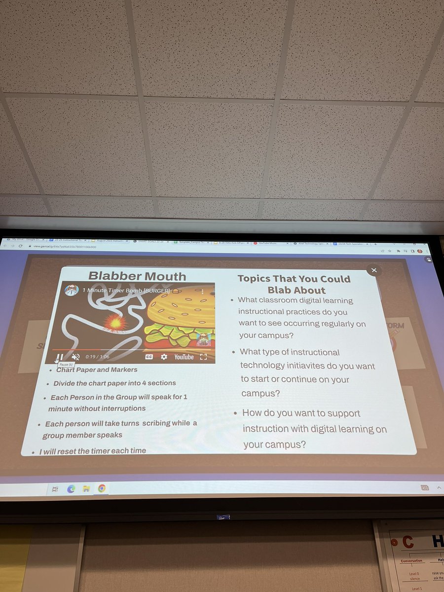 AliefTech's tweet image. When is it okay to be a “Blabber Mouth”? When you’re brainstorming ideas for SMART goals and technology integration. @SK4DL