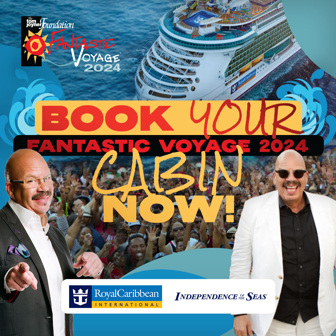 WMJShow's tweet image. Join us on an extraordinary journey aboard the Tom Joyner Foundation Fantastic Voyage 2024, setting sail from April 27th to May 4th, 2024, on Royal Caribbean’s Independence of the Seas! Secure your cabin now by calling (214) 495-1963 or online at blackamericaweb.com