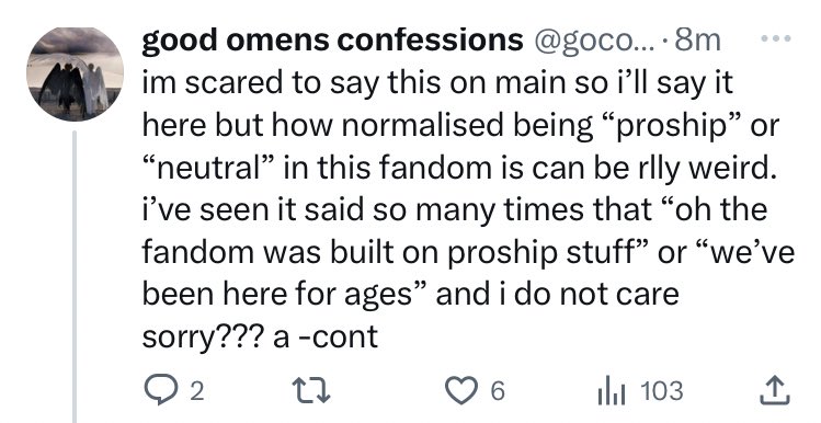 FoxxDoesThings's tweet photo. What you call “proship” is the normal, neutral position. Being against harassment &amp; knowing how to separate fiction from reality &amp; understanding that the exploration of dark themes in fiction does not reflect on the real-world morals or desires of the author or reader IS NORMAL. https://t.co/xig46GY0Ct