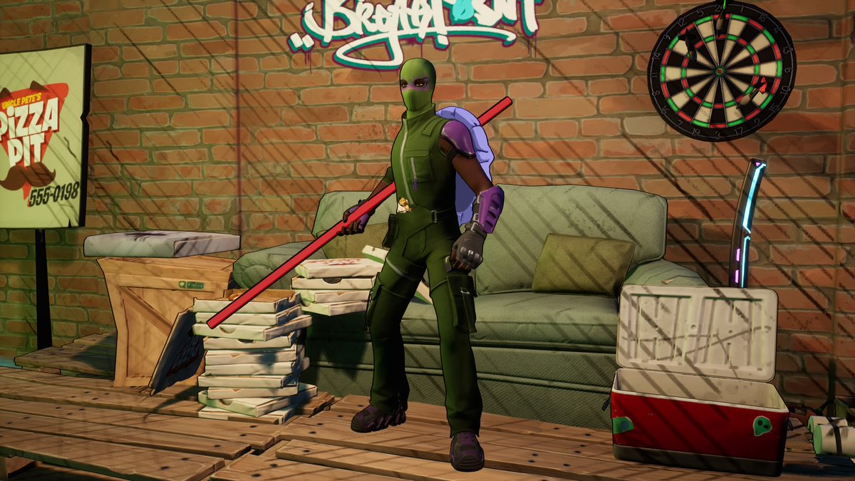 LordMerkuri's tweet photo. My Ninja Turtle skin (Donatello)LoL #Fortnite #Fortnitecreative #FortniteLastResort @PizoTV @Mustardplays @ItsEarToe https://t.co/I5tcCQJsmP