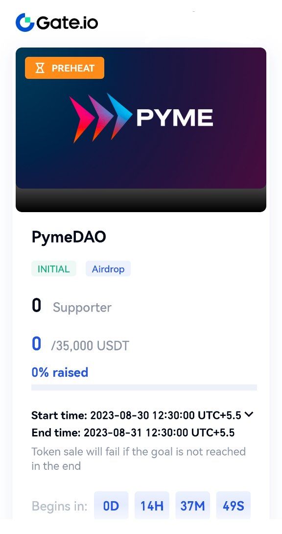 TheEliteCrypto's tweet photo. Accelerators provide much more value to projects they incubate and invest in compared to VCs leading to a successful product.

PymDAO is doing just that and giving investing rights to the community and giving projects the help that they need.

They have already worked with over 200 web3 projects and community to expand.

They are now launching on Gateio: https://t.co/IuTo3cnotN

Learn more: https://t.co/75ZT5W9W9c

Not gonna miss it👀